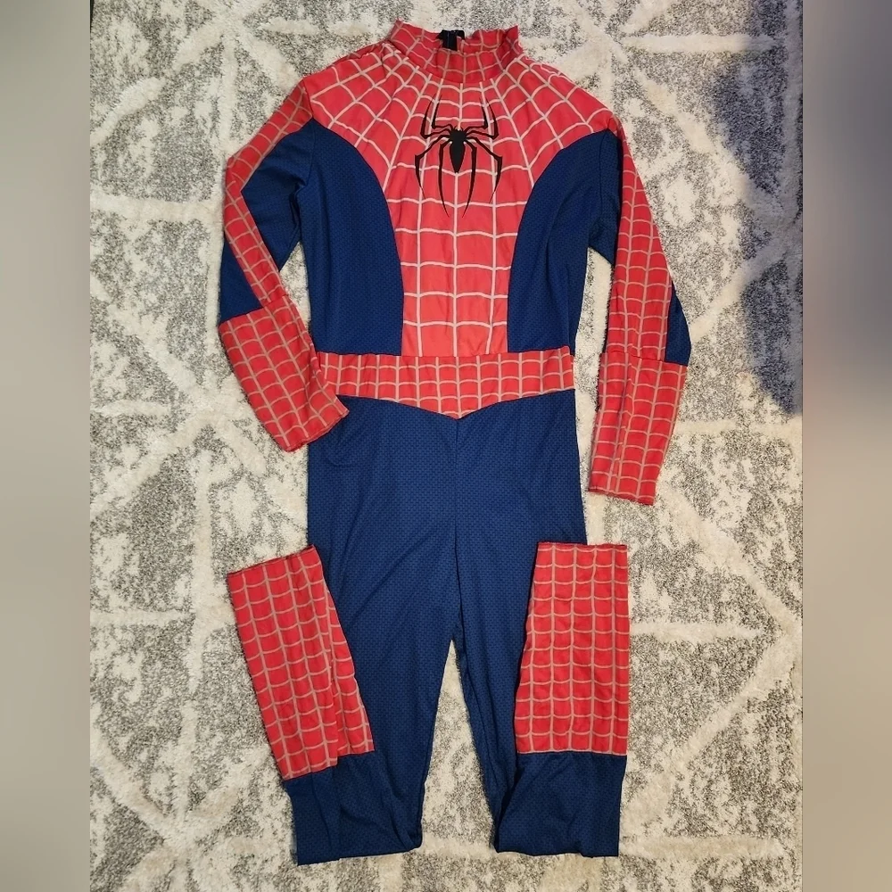 The Amazing Spider-Man 2 Suit Halloween Costume Cosplay Size Boy's 18 - No Mask